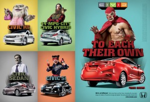2012 Honda Civic 'To Each Their Own' campaign