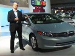 2012 Honda Civic Natural Gas model at New York Auto Show, April 2011