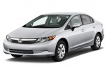 2012 Honda Civic Sedan 4-door Auto LX Angular Front Exterior View