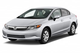 2012 Honda Civic Sedan 4-door Auto LX Angular Front Exterior View