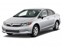 2012 Honda Civic Sedan 4-door Auto LX Angular Front Exterior View