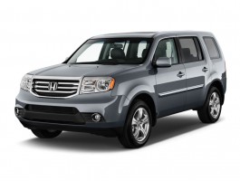 2012 Honda Pilot 2WD 4-door EX-L Angular Front Exterior View