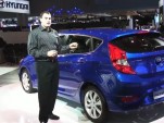 2012 Hyundai Accent at 2011 New York Auto Show with High Gear Media's Joel Feder