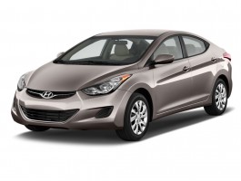 2012 Hyundai Elantra 4-door Sedan Auto GLS (Alabama Plant) Angular Front Exterior View