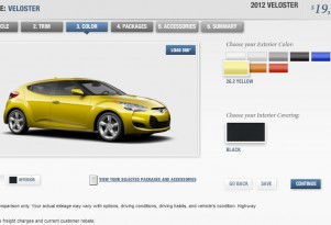 2012 Hyundai Veloster Pricing, Configurator Now Online