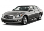 2012 Infiniti M35h 4-door Sedan RWD Hybrid Angular Front Exterior View
