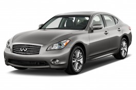 2012 Infiniti M35h 4-door Sedan RWD Hybrid Angular Front Exterior View