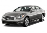 2012 Infiniti M56 4-door Sedan RWD Angular Front Exterior View