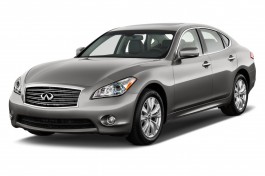 2012 Infiniti M56 4-door Sedan RWD Angular Front Exterior View