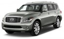 2012 Infiniti QX56 2WD 4-door 7-passenger Angular Front Exterior View