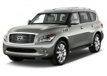 2012 Infiniti QX56 2WD 4-door 7-passenger Angular Front Exterior View