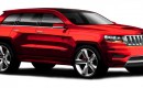 2012 Jeep Grand Cherokee SRT8 preview sketch