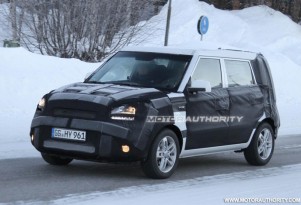 2012 Kia Soul facelift spy shots