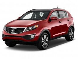 2012 Kia Sportage 2WD 4-door EX Angular Front Exterior View