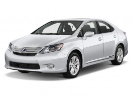 2012 Lexus HS 250h 4-door Sedan Angular Front Exterior View