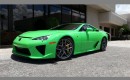 2012 Lexus LFA in Fresh Green for sale. Images via duPont Registry