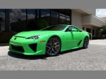 2012 Lexus LFA in Fresh Green for sale. Images via duPont Registry