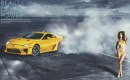 2012 Lexus LFA and Dutch supermodel Rianne Ten Haken