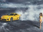 2012 Lexus LFA and Dutch supermodel Rianne Ten Haken
