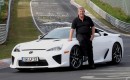 Vulkan Racing owner Manfred Sattler and his 2012 Lexus LFA 