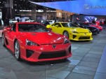 Lexus LFAs at Chicago Auto Show