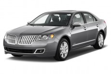 2012 Lincoln MKZ 4-door Sedan Hybrid FWD Angular Front Exterior View