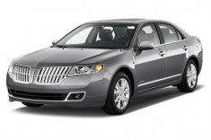 2012 Lincoln MKZ 4-door Sedan Hybrid FWD Angular Front Exterior View