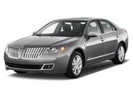 2012 Lincoln MKZ 4-door Sedan Hybrid FWD Angular Front Exterior View