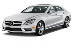 2012 Mercedes-Benz CLS Class 4-door Sedan 4.6L RWD Angular Front Exterior View