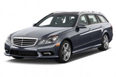 2012 Mercedes-Benz E Class 4-door Wagon Sport 3.5L 4MATIC Angular Front Exterior View