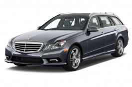 2012 Mercedes-Benz E Class 4-door Wagon Sport 3.5L 4MATIC Angular Front Exterior View