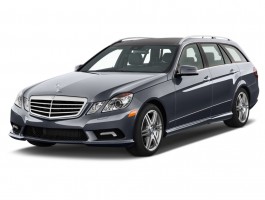2012 Mercedes-Benz E Class 4-door Wagon Sport 3.5L 4MATIC Angular Front Exterior View