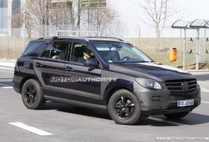 2012 Mercedes-Benz ML-Class spy shots