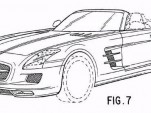 2012 Mercedes-Benz SLS AMG Roadster patent drawings