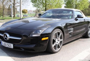 2012 Mercedes-Benz SLS AMG Roadster spy shots