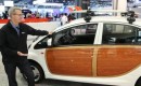 2012 Mitsubishi 'i' electric car, special surf woody edition, LA Auto Show, Nov 2011