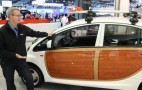 2012 Mitsubishi 'i' Electric Car: Woody Trim And Surfboards Too! (Video)