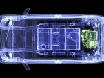 2012 Mitsubishi i electric car x-ray image