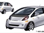 sketch of wider, U.S.-specification 2012 Mitsubishi i-MiEV