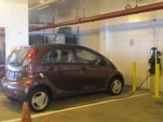 2012 Mitsubishi i electric car, New York City, August 2012