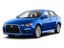 2012 Mitsubishi Lancer Sportback 5dr Sportback GT FWD Angular Front Exterior View
