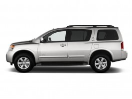 2012 Nissan Armada 2WD 4-door SV Side Exterior View