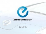 2012 Nissan EV Peeks Out From Behind The Monitor
