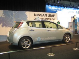 2012 Nissan Leaf, Electric Avenue, 2010 Detroit Auto Show