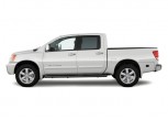 2012 Nissan Titan 4WD Crew Cab SWB SL Side Exterior View