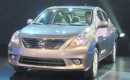 2012 Nissan Versa sedan launch, New York Auto Show, April 2011