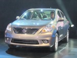 2012 Nissan Versa sedan launch, New York Auto Show, April 2011