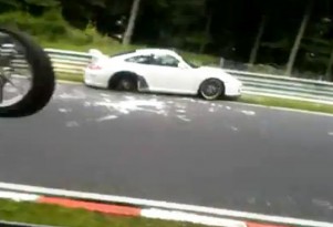 2012 Porsche 911 GT3 RS 4.0 crashes at the Nürburgring