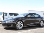2012 Tesla Model S spy shots