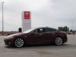 2012 Tesla Model S beta vehicle, Fremont, CA, October 2011